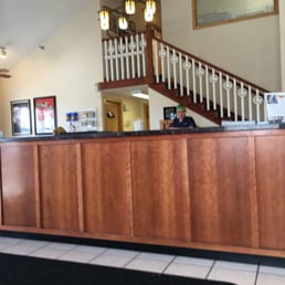 Front desk on the dog side Front desk on the dog side