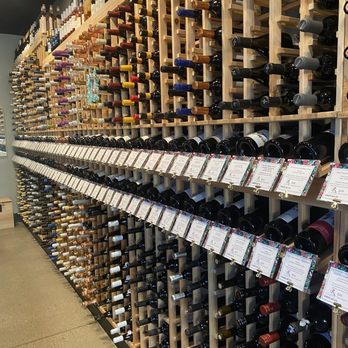 Turquoise Wine Bar - Inside/Wine Wall - Wine Bars Near Me - Glendale, Arizona