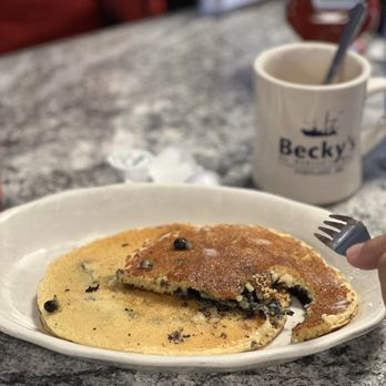 Becky's Diner - Blueberry pancakes - American Near Me - Portland, Maine Becky's Diner - Blueberry pancakes - American Near Me - Portland, Maine