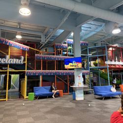 View from snacking tables area