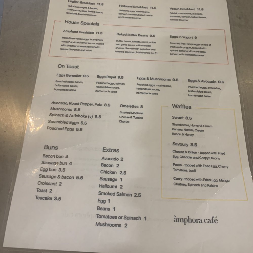Amphora Café - Menu - Cafes Near Me - Sale, CHE Amphora Café - Menu - Cafes Near Me - Sale, CHE