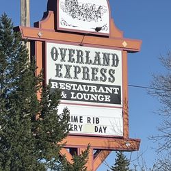 Overland Express - Main sign