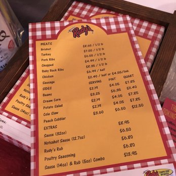 Rudy's - Barbeque Near Me - San Antonio, Texas