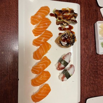 Japan House - (A)Salmon Nigiri (A) Eel Inari (A)Octopus Nigiri - Sushi Bars Near Me - North Richland Hills, Texas