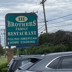 Three Brothers Restaurant - Sign