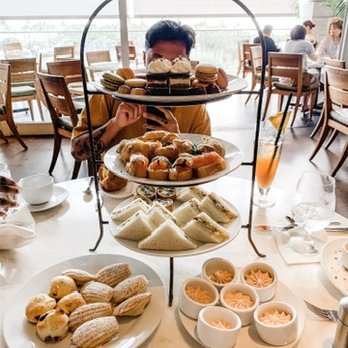 Mariposa - The tea selections (this is from the second time I went with friends and my husband) - New American Near Me - Honolulu, Hawaii