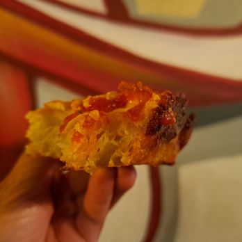 Il Pizzaiolo Wood-fired Pizza - Inside the Detroit Style Pan Pizza - soft and fluffy inside with a crispier crust - Pizza Near Me - Loomis, California