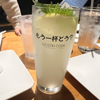 Ocean Code Handroll Bar - Yuzu lemonade - Japanese Near Me - Carle Place, New York