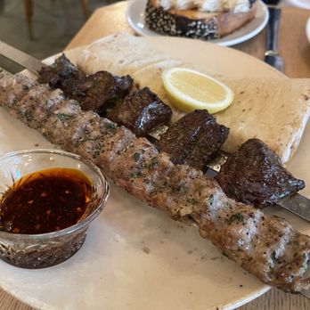 Saffy's - Pork and beef skewers - Middle Eastern Near Me - Los Angeles, California Saffy's - Pork and beef skewers - Middle Eastern Near Me - Los Angeles, California