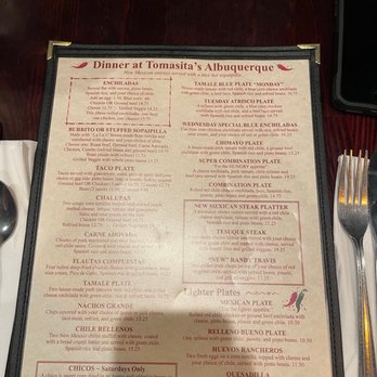 Tomasita's Albuquerque - Menu - New Mexican Cuisine Near Me - Albuquerque, New Mexico Tomasita's Albuquerque - Menu - New Mexican Cuisine Near Me - Albuquerque, New Mexico