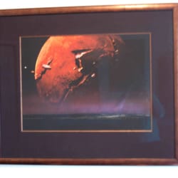 My Personal Framer & Newberg Gallery - "Quiet Night, Beyond the Roche Line"  Client framing