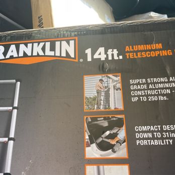Harbor Freight Tools - 14 foot ladder on box - Hardware Stores Near Me - Nashville, Tennessee