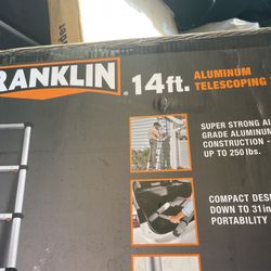 Harbor Freight Tools - 14 foot ladder on box