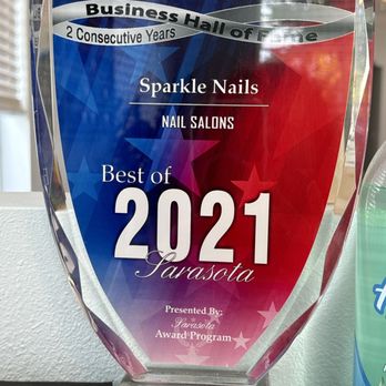 Sparkle Nails - Award - Nail Salons Near Me - Sarasota, Florida