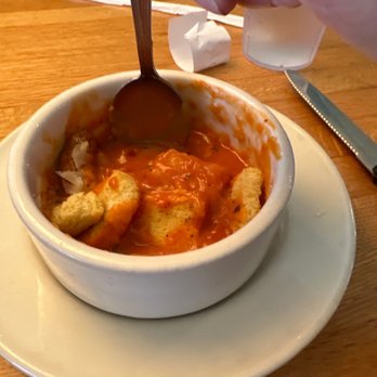 Applebee's Grill + Bar - The soon is hitting the bottom of the "bowl", and only covers MAYBE a quarter inch of the spoon. - Burgers Near Me - Athens, Tennessee Applebee's Grill + Bar - The soon is hitting the bottom of the "bowl", and only covers MAYBE a quarter inch of the spoon. - Burgers Near Me - Athens, Tennessee
