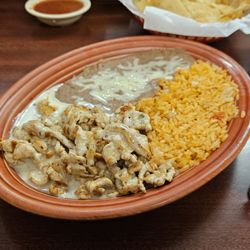 El Toro Mexican Restaurant - Bandido with Chicken lunch special...delicious