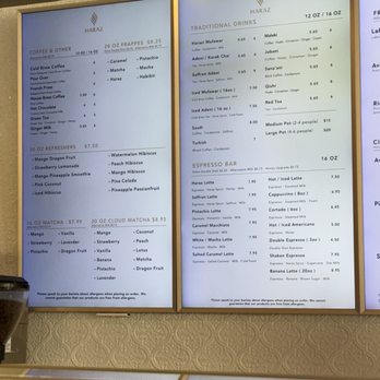 Haraz Coffee House - Drink menu - Coffee & Tea Near Me - Dearborn, Michigan Haraz Coffee House - Drink menu - Coffee & Tea Near Me - Dearborn, Michigan