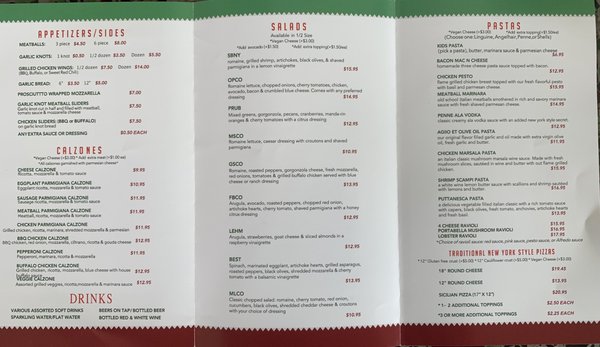Menu photo 8 Wall ST Pizza Culver City, CA