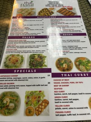 Menu photo 4 Thai Basil Restaurant Visalia, CA