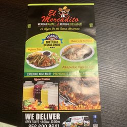 El Mercadito - here's the address and number for anyone wanting to place pick up orders or delivery I love this place !