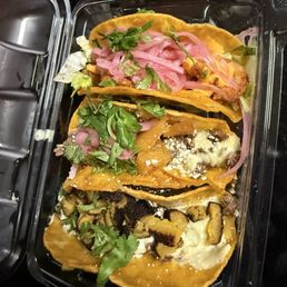 Bang Bang Shrimp Taco Caribbean Carne Taco Steak Al Pastor Taco Bang Bang Shrimp Taco Caribbean Carne Taco Steak Al Pastor Taco