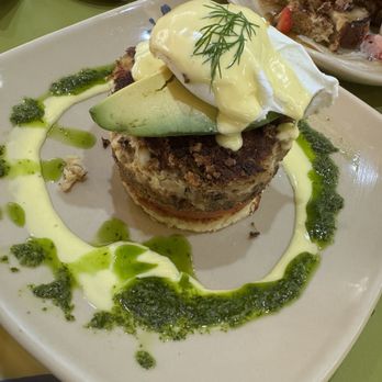 Snooze, an A.M. Eatery - Ben Parmesan-Panko Crab Cake Benedict* - Breakfast & Brunch Near Me - Gilbert, Arizona Snooze, an A.M. Eatery - Ben Parmesan-Panko Crab Cake Benedict* - Breakfast & Brunch Near Me - Gilbert, Arizona