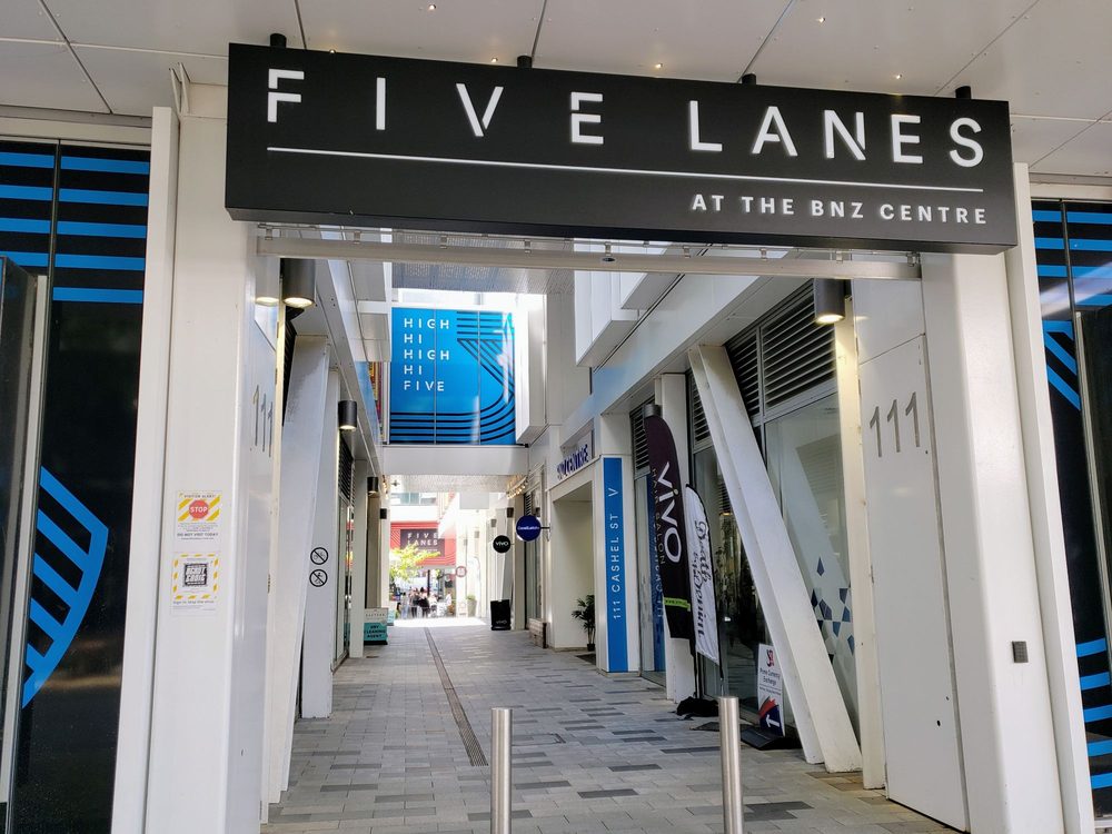FIVE LANES AT BNZ CENTRE 120 Hereford St, Christchurch, Canterbury