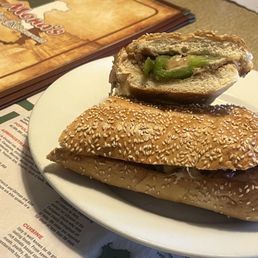 Mediocre food Philly Style Cheese Steak Sandwich Mediocre food Philly Style Cheese Steak Sandwich