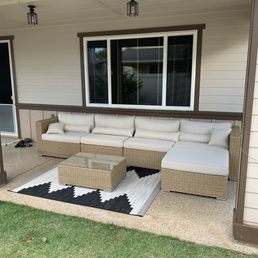 Patio furniture. Patio furniture.