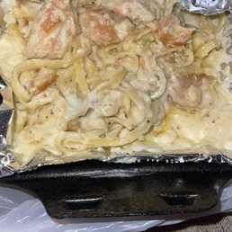 Alfredo with sautéed chicken Alfredo with sautéed chicken