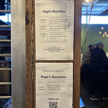 Papi’s Burritos - Breakfast & Brunch Near Me - Orlando, Florida