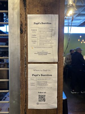 Menu photo 3 Papi’s Burritos Orlando, FL
