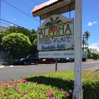 Aloha Mixed Plate - Hawaiian Near Me - Lahaina, Hawaii