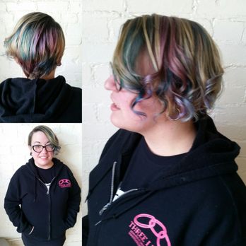 Unruly Dame - Subdued colors, and we kept some of the blond. - Hair Stylists Near Me - Dallas, Texas Unruly Dame - Subdued colors, and we kept some of the blond. - Hair Stylists Near Me - Dallas, Texas