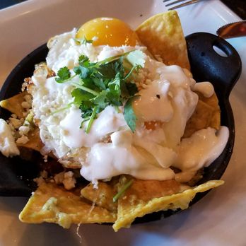 Crave Kitchen & Bar - Chile Verde Chilaquiles - Cafes Near Me - El Paso, Texas