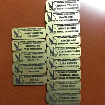 Global Printing & Services - Name badges for The Georgia Vietnamese American Chamber of Commerce are ready! THANKS GPS - Web Design Near Me - Norcross, Georgia Global Printing & Services - Name badges for The Georgia Vietnamese American Chamber of Commerce are ready! THANKS GPS - Web Design Near Me - Norcross, Georgia
