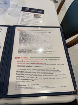 Menu photo 1 The Lobster Trap Avalon, CA