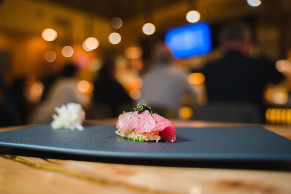 Food from Hikari Sushi & Omakase