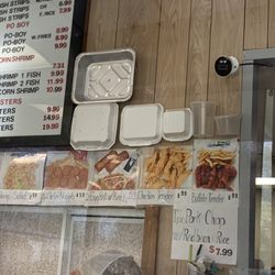 Tom's Seafood & Restaurant - Updated menu: increased prices but delicious and so many choices!