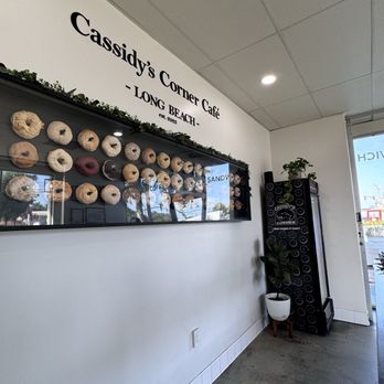 Cassidy's Corner Cafe - Bagel art piece - Cafes Near Me - Long Beach, California Cassidy's Corner Cafe - Bagel art piece - Cafes Near Me - Long Beach, California