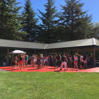 Blue Lake Regional Park - One of the covered picnic areas! - Parks Near Me - Fairview, Oregon