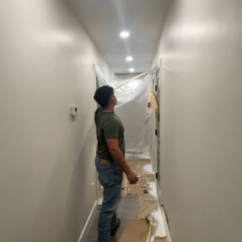OR Construction - Raised ceiling in the hallway with updated lighting to make my hallway have a larger feel. - General Contractors Near Me