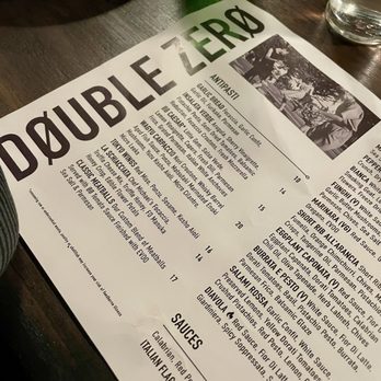 Double Zero Pie & Pub - Menu (April 2025) - Pizza Near Me - Las Vegas, Nevada