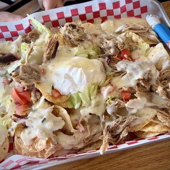 Purple Daisy Picnic Cafe - BBQ Nachos (pork) were great! Not spicy, which was perfect for the kid. - Barbeque Near Me - Chattanooga, Tennessee Purple Daisy Picnic Cafe - BBQ Nachos (pork) were great! Not spicy, which was perfect for the kid. - Barbeque Near Me - Chattanooga, Tennessee