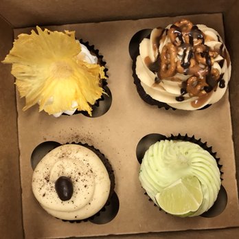 Cherry On Top Bakery Inc - four cupcakes in a box - Bakeries Near Me - Thornton, Colorado Cherry On Top Bakery Inc - four cupcakes in a box - Bakeries Near Me - Thornton, Colorado