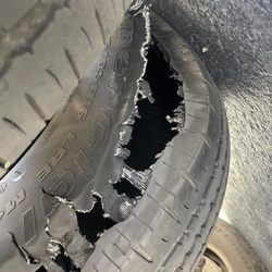 Les Schwab Tire Center - Back inside dual tire