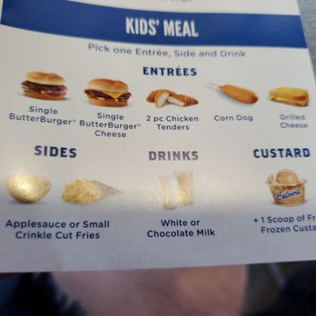 Culver's - Kids meal includes option of apple juice - Fast Food Near Me - Riverview, Florida