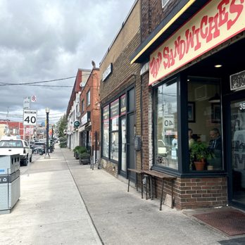 DAM Sandwiches - the front of a restaurant on a city street - Sandwiches Near Me - York, Ontario