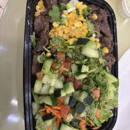Beef Sirloin Steak Rice Bowl