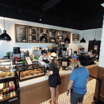 Crema Gourmet - Interior of the cafe, Oreo pie on the left side - Breakfast & Brunch Near Me - Dania Beach, Florida Crema Gourmet - Interior of the cafe, Oreo pie on the left side - Breakfast & Brunch Near Me - Dania Beach, Florida